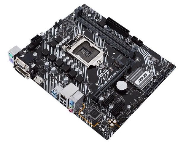 Мат. плата Материнська плата Socket_1200 ASUS PRIME H410M-A/CSM (DDR4, 64 Gb, 1 x VGA, 2 x USB 3.2 Gen 1, 1 x RJ45, 2 x USB 2.0, 2 x PS/2, 1 x DVI, 1 x HDMI, 3 x Audio, Внутрішні-1 x M.2 2280, 4 x Sata 6.0 Gb/s, Micro-ATX)