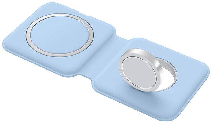 Бездротовий зарядний пристрій ColorWay MagSafe Duo Charger (15 W) Blue (CW-CHW32Q-BL)