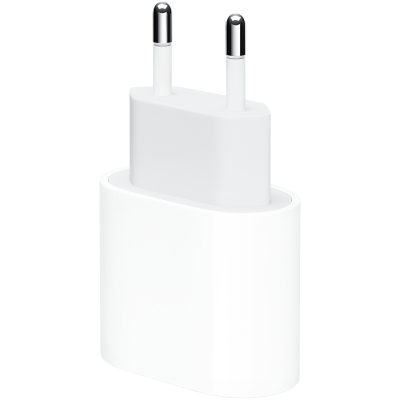 Пристрій зарядний мережевий Apple 20W USB Type-C V2  Power Adapter White (MHJE3ZM/A)