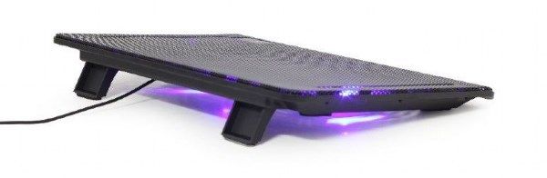 Підставка-охолоджувач Gembird NBS-2F15-01 2x125 mm fan, black