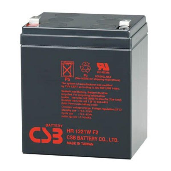 Акумуляторна батарея CSB 12V  5Ah (HR1221W)