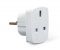 Перехідник Cablexpert A-AC-UKEU-001 , UK-розетка - Евро-вилка, 7.5 А білий