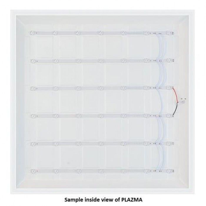Світильник врізний (LED-панель) Horoz PLAZMA-45 (45W, 6400K, 3375 lm, IP 20, 595мм х 595мм х 35мм)