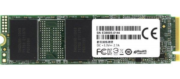 Твердотільний диск M.2   256GB  Transcend 110S   NVMe PCIe Gen3 x4, 3D NAND, up to 1600/1100 MB/s  (TS256GMTE110S)