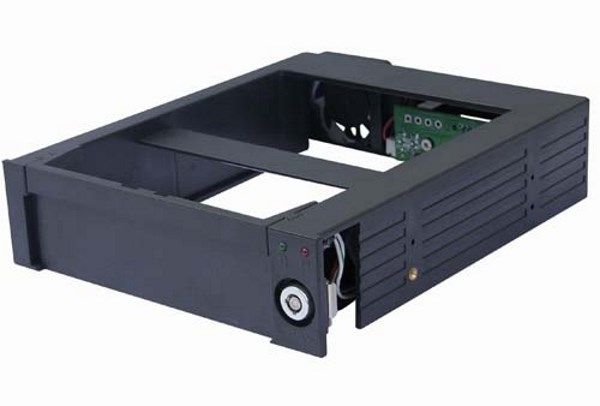 Mobile Rack для HDD 3.5" AgeStar SMRP (Black) зовнішня кишеня SATA + Fan