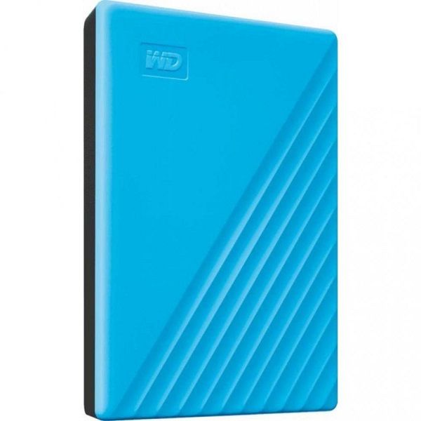Зовнішній жорсткий диск USB 3.0   4TB 2.5"  Western Digital WD My Passport  Blue  (WDBPKJ0040BBL-WESN)