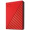 Зовнішній жорсткий диск USB 3.0   4TB 2.5" Western Digital My Passport Red  (WDBPKJ0040BRD-WESN)
