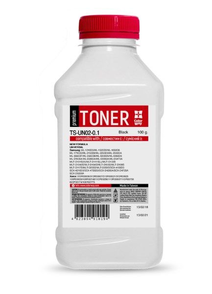 Тонер Samsung Універсальний  Premium  100г  *ColorWay (TS-UN02-0.1)