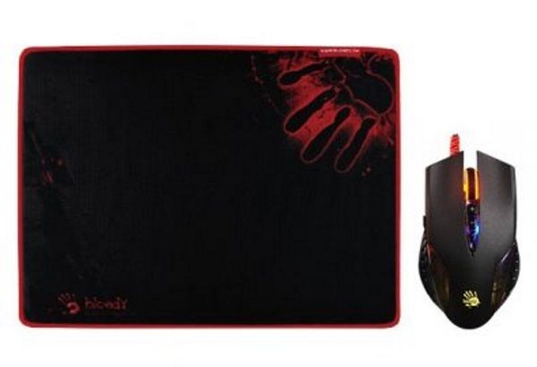Миша A4Tech Q5081S Bloody ігрова Bloody Q50+ігровий коврик Bloody 350x280x0,2 мм  (Bundle)