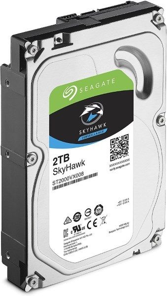 Жорсткий диск 3.5"   2TB Seagate SkyHawk   5900rpm, SATA 3, 64MB  (ST2000VX008)