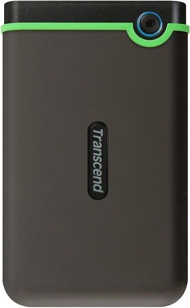 Зовнішній жорсткий диск USB 3.0   2TB 2.5"  Transcend StoreJet 25M3  Iron Gray  (Slim), протиударний (TS2TSJ25M3S)