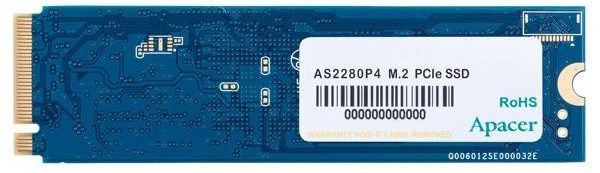 Твердотільний диск M.2   256GB Apacer AS2280P4   (PCIe 3.0 x4, 1800MB/s / 1100MB/s)