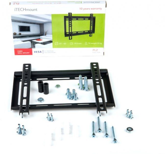 Кронштейн ITech PL2; 23"-42"; до 35 кг; VESA:  50x50,75x75,100x100,200x100,200x200 мм