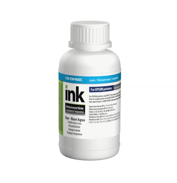 Чорнило Epson T26/C91/SX130/SX125/S22 200мл  Cyan  (CW-EW400C02)  *ColorWay
