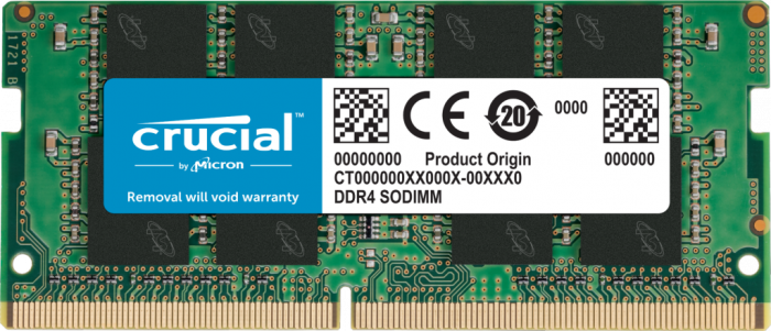 Пам'ять SoDDR4  8GB  3200MHz PC4-25600  Crucial