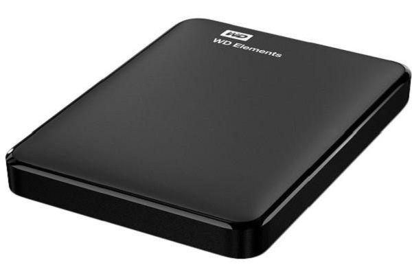 Зовнішній жорсткий диск USB 3.0   2TB 2.5"  Western Digital Elements Portable, Black (WDBU6Y0020BBK-WESN)