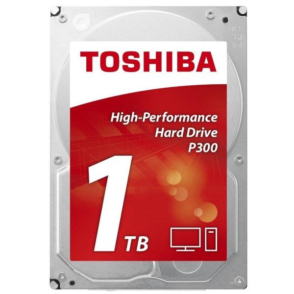 Жорсткий диск 3.5"   1TB Toshiba  P300   7200rpm, SATA 3, 64MB (HDWD110UZSVA)