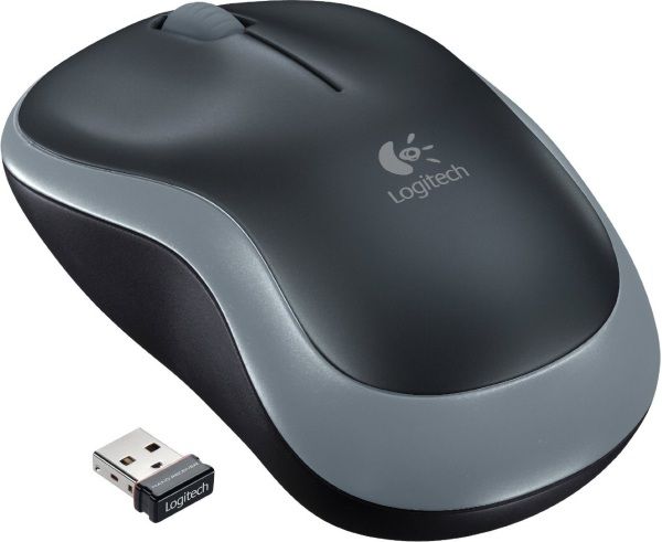 Миша бездротова Logitech M185 Swift Grey Wireless (910-002238)