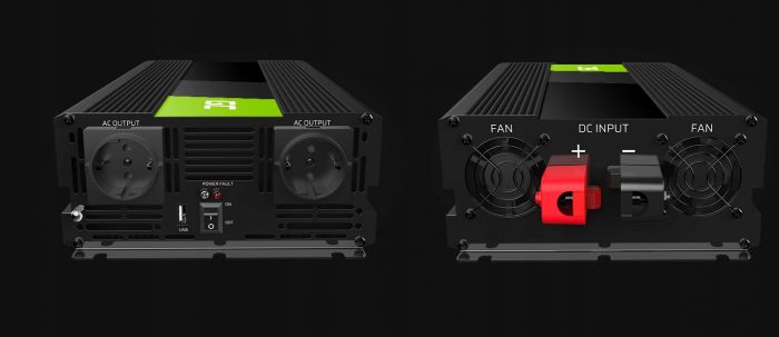 Автомобільний інвертор Green Cell INV12  12V/230V 3000W/6000W модифікована синусоїда