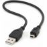 Кабель USB2.0-miniB Cablexpert (CCP-USB2-AM5P-1) A-папа/mini USB 5-пін, 0.3м, преміум
