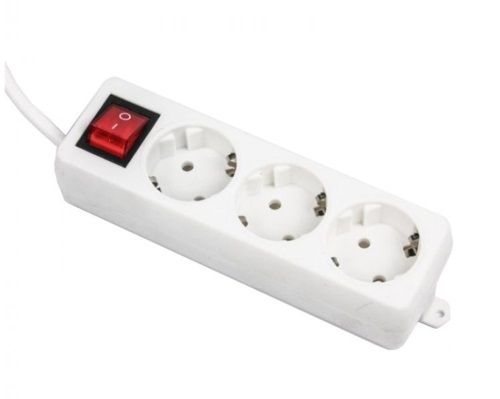 Мережевий фільтр 4.5м Maxxter SPM3-G-15G 3розетки, білий