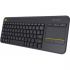 Клавіатура бездротова Logitech K400 Plus Touch Dark (920-007147)