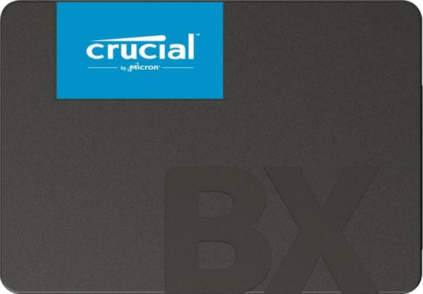 Твердотільний диск 2.5" 1TB  Crucial BX500  (SATA 6Gb/s, 3D-NAND QLC, Read/Write 540 / 500MB/s)  (CT1000BX500SSD1)