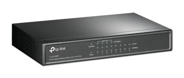 Комутатор TP-Link TL-SG1008P (8-Port Gigabit Desktop Switch with 4-Port PoE, аналог DGS-1008P)