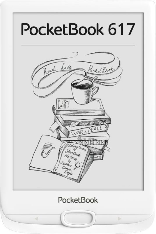 Електронна книга PocketBook 617 White (PB617-D-CIS)