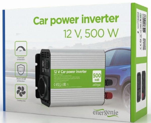 Автомобільний інвертор EnerGenie 500 W (EG-PWC500-01)