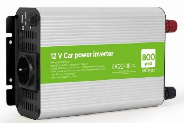 Автомобільний інвертор EnerGenie 800 W (EG-PWC800-01)