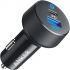 Пристрій зарядний автомобільний  ANKER PowerDrive PD+ 2 - 18W PD + 15W PowerIQ2.0 (Black)