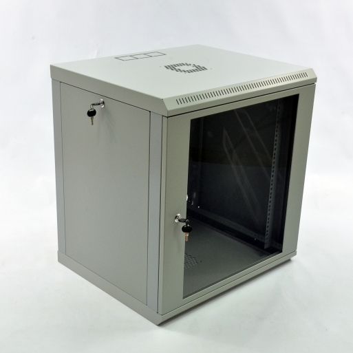 Шафа CMS 12U, 600x500x640мм (Ш*Г*В), економ, акрилове скло, сіра (UA-MGSWL125G)