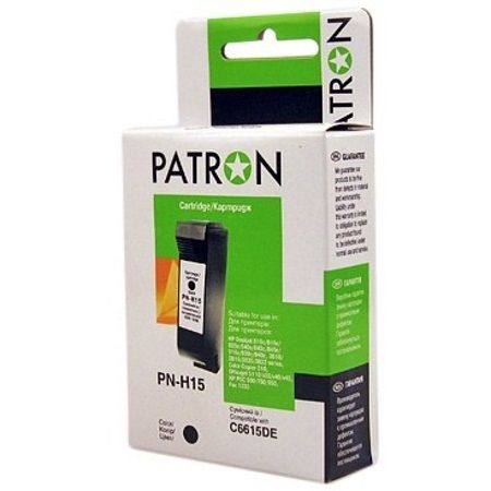 Картридж HP  15 (C6615DE) (PN-H15) Black  *Patron (CI-HP-C6615DE-B-PN)
