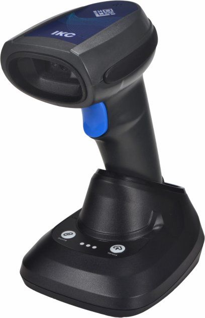 Сканер штрих-кодів IKC-5208RC-BT-2D-USB-CR (бездротовий, 2.4G 100м, Bluetooth 40м, кредл)