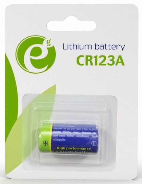 батарейка CR123  EnerGenie EG-BA-CR123-01 Lithium BL (1шт)