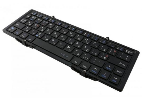 Клавіатура бездротова складна Nomi KBB-303 Black (245402)