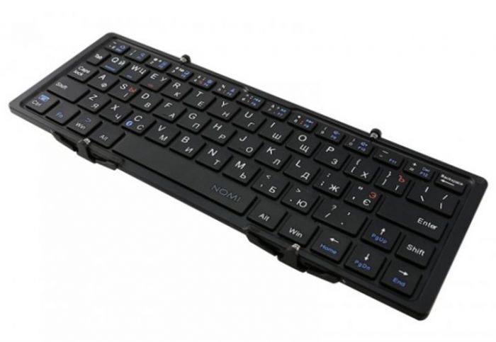 Клавіатура бездротова складна Nomi KBB-303 Black (245402)