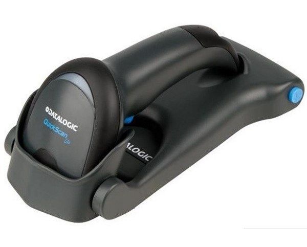 Сканер штрих-кодів Datalogic QUICKSCAN QW2100 Lite (фотосканер, однолінійний (400 скан./сек), USB, з підставкою) (QW2120-BKK1S)