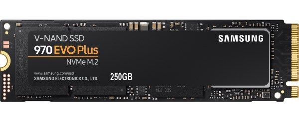 Твердотільний диск M.2  250GB Samsung 970 Evo Plus   NVMe PCI-E x4, Read/Write 3500/2300 MB/sec (MZ-V7S250BW)
