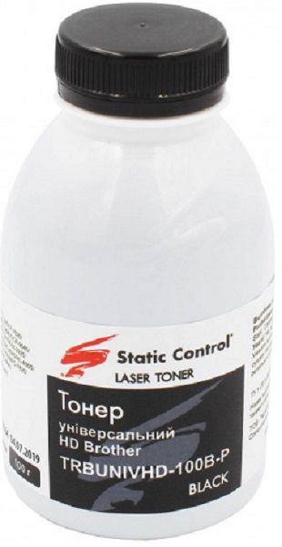 Тонер Brother Універсальний HD  100г (фасований)  *Static Control (TRBUNIVHD-100B-P)