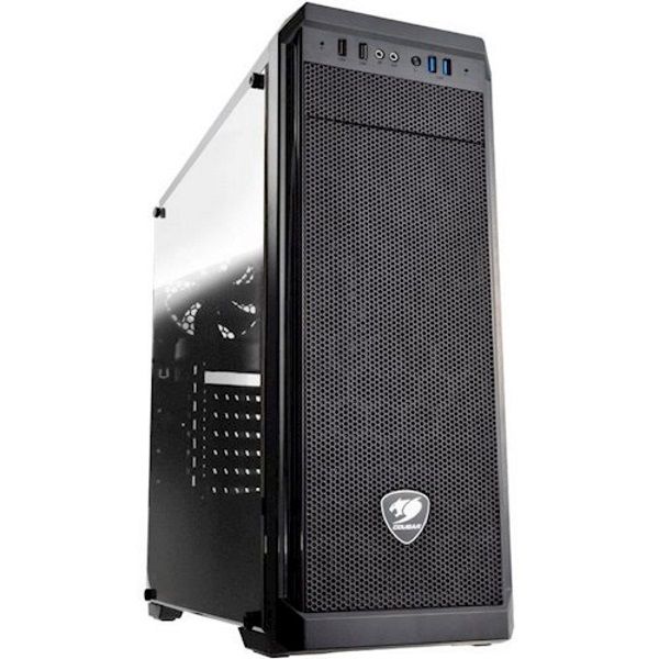 Корпус Midi-ATX Cougar MX330-G Black (385NC10.0007)