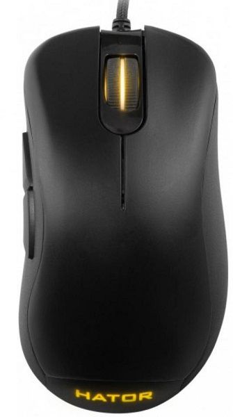 Мишка Миша ігрова HATOR Vortex Essential USB Black (HTM-311)
