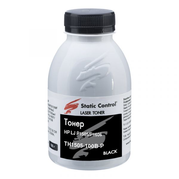 Тонер HP LJ P1505  100г (фасований)  *Static Control (TH1505-100B-P)