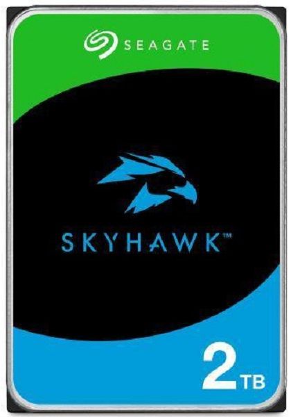 Жорсткий диск 3.5"  2TB Seagate SkyHawk +Rescue  5900rpm, SATA 3, 256MB (ST2000VX015)