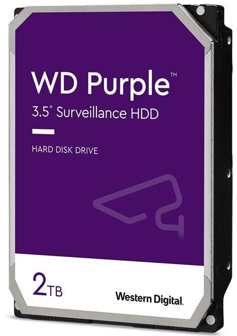 Жорсткий диск 3.5"   2TB Western Digital WD Purple Surveillance  (SATA 3, 256MB, 5400rpm)  (WD22PURZ)