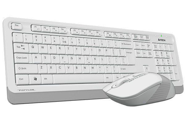 Клавіатура+миша безпровідні A4Tech Wireless FG1010 (White)