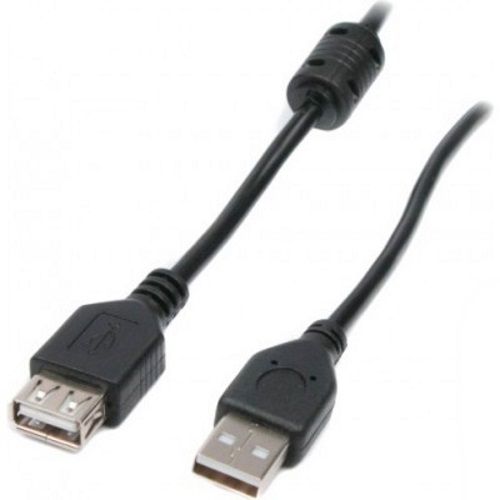 Кабель USB2.0 Maxxter UF-AMAF-1M подовжувач USB2.0 AM/AF 1 м., феррит