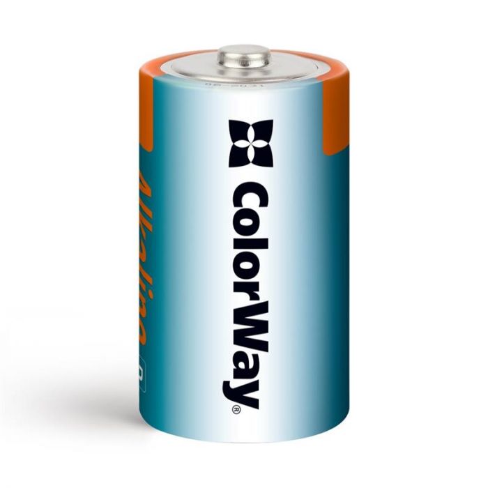 Батарейки LR20/Тип D  СolorWay (2шт./уп) blister (CW-BALR20-2BL)