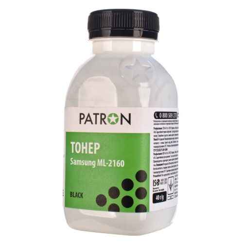 Тонер Samsung ML-2160 (ML-2164/ 2165/ 2168, SCX-3400/ 3405 Series, SF-760P (MLT-D101S))  40г  *Patron (T-PN-SML2160-040)